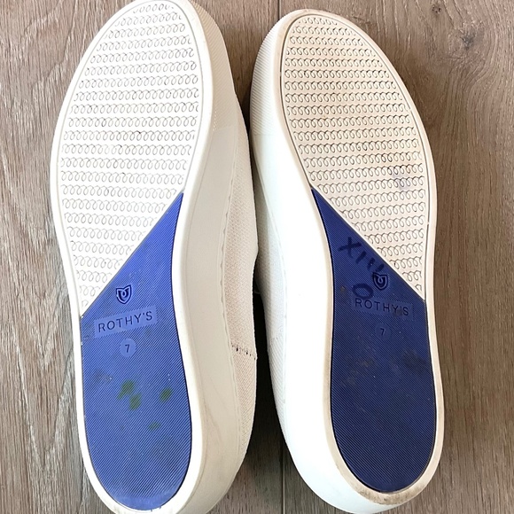 ROTHY’S The Original Slip On Sneaker White Size 7 - Picture 2 of 6
